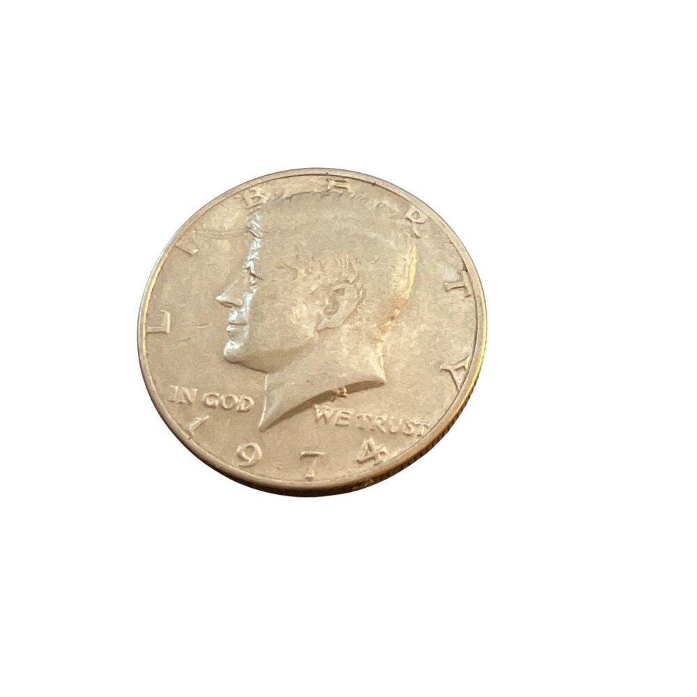1974 Kennedy Half Dollar Coin United States America Collectible No Mint Mark